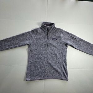 Patagonia Womens Better Sweater Fleece Pullover Purple Heather Medium